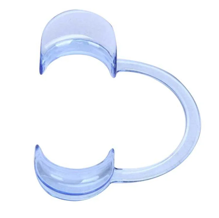 

Disposable Dental Cheek Retractor Mouth Opener for Teeth Whitening, Blue transparent