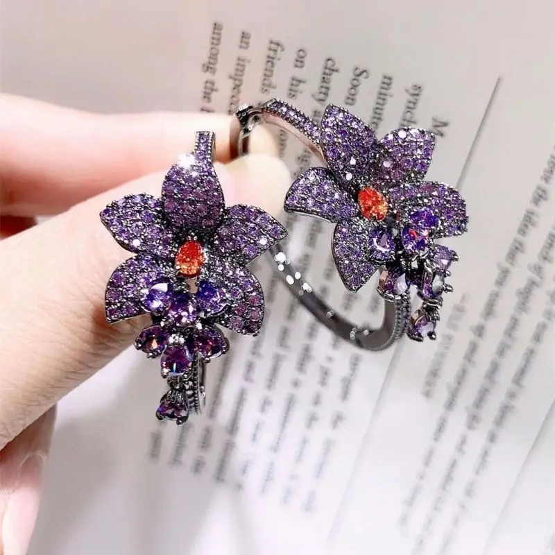 

Acrylic Earring Flower 925 Resin Hoop Stainless Silver Boho Stud Dangle Bridal Champagne Earrings