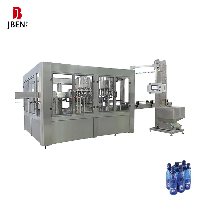 
Automatic mineral water filling machine / water bottling equipment / complete filling capping and labeling machine 