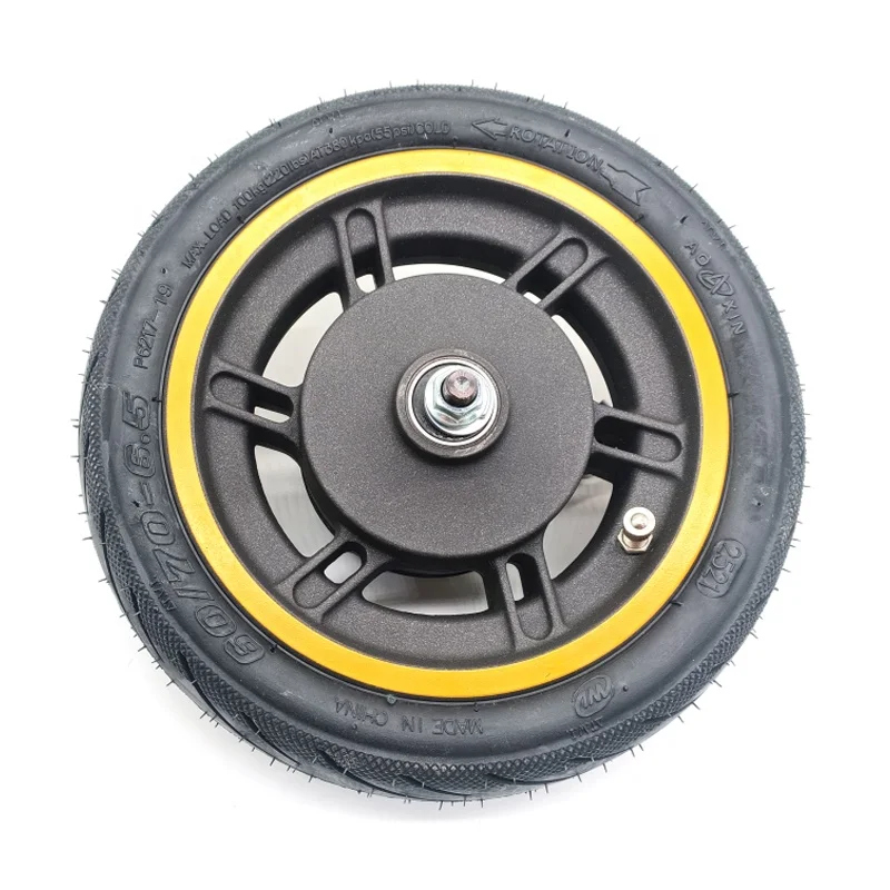 Scooter Accessories G30 Max 60/70-6.5 Front Tire Assembly With Drum  Brake for Max G30 Electric Scooter Front Wheel
