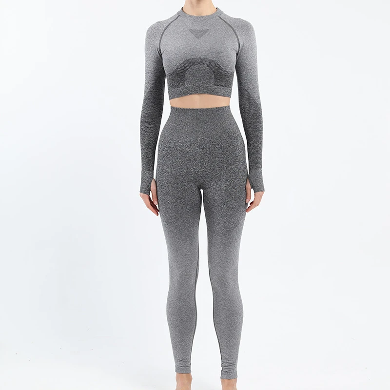 

Xingsheng Ladies Womens Seamless Athletic Activewear Fitness Clothes Gym Wear Workout Clothing Yoga Set Sportswear For Women, Optional