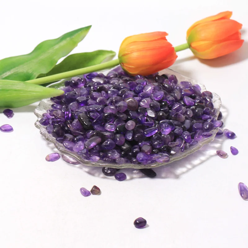 Amethyst Chips Crystals Wholesale Bulk Healing Stones Spiritual Products Meditation for Fengshui Ornaments