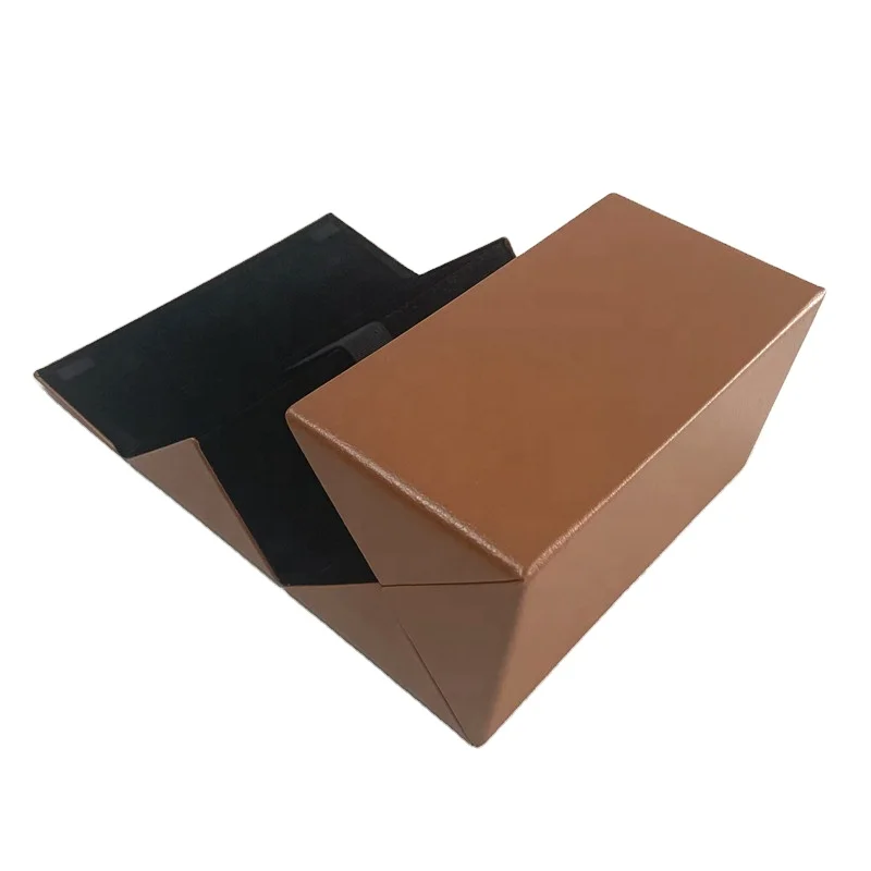 

Portable and practical 4 slot travel pu eyeglass storage cases sunglasses box