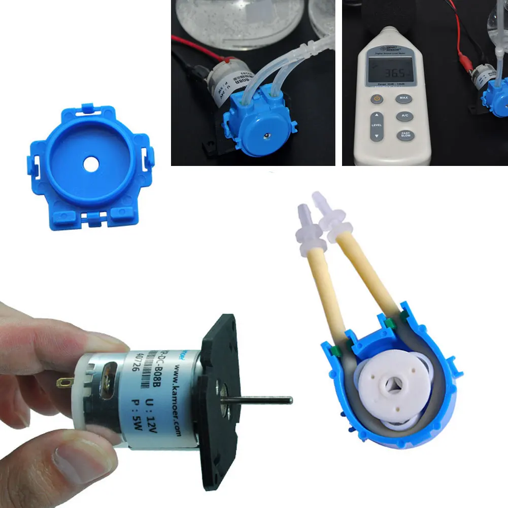 
DC Self-priming Flat Plate Type Liquid Hose Pump Dosing Pump Peristaltic Pump 