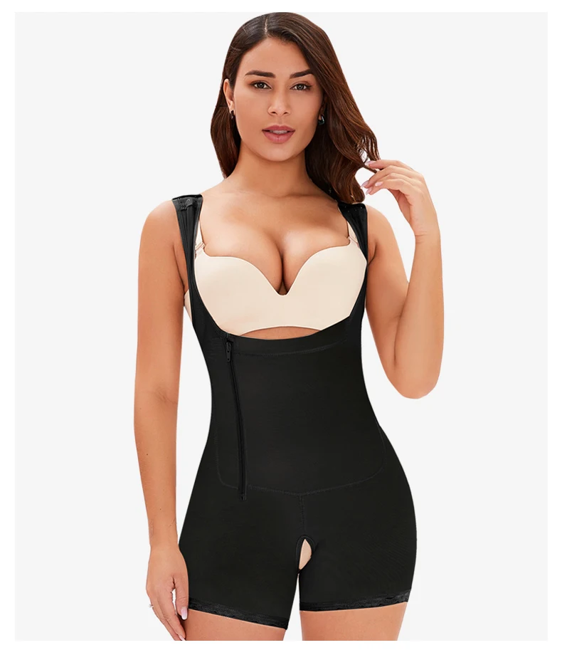 

Ifgal Hot Selling Solid Shapewear For Women Seamless Zipper Body Shapers Waist Train Corset Women Plus Size Shapers