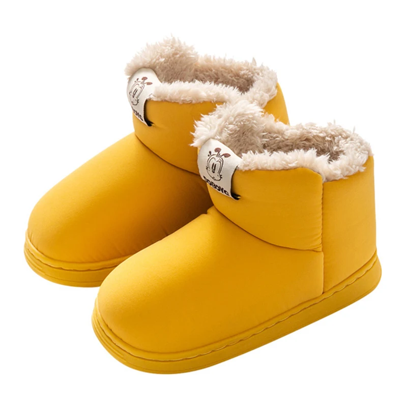 

Warm Soft Slippers Home Cozy children's slippers Indoor Bedroom Winter children Footwear Snow Boots