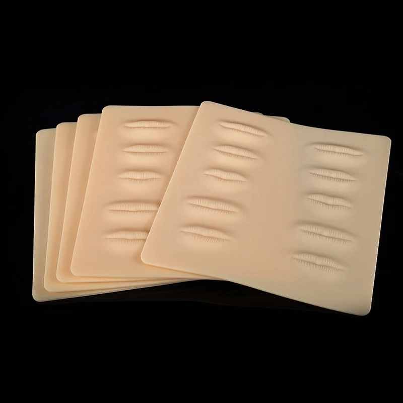 

Aimoosi PMU tattoo practice skin Makeup Practice Pad Microblading Training Skin Sheet for eyebrow lip microblading practice, Skin color