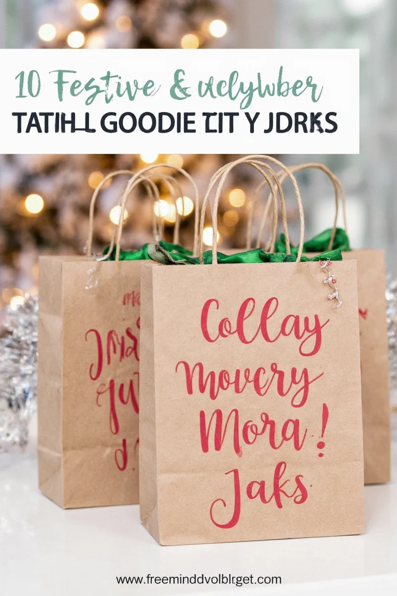 Cookie lover goodie bag idea