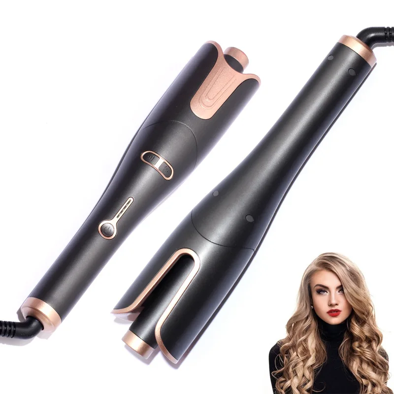 

Wholesale professional electric auto rotating hair curling wand fast beach wave hair styling tool private label new hair curler, Customized