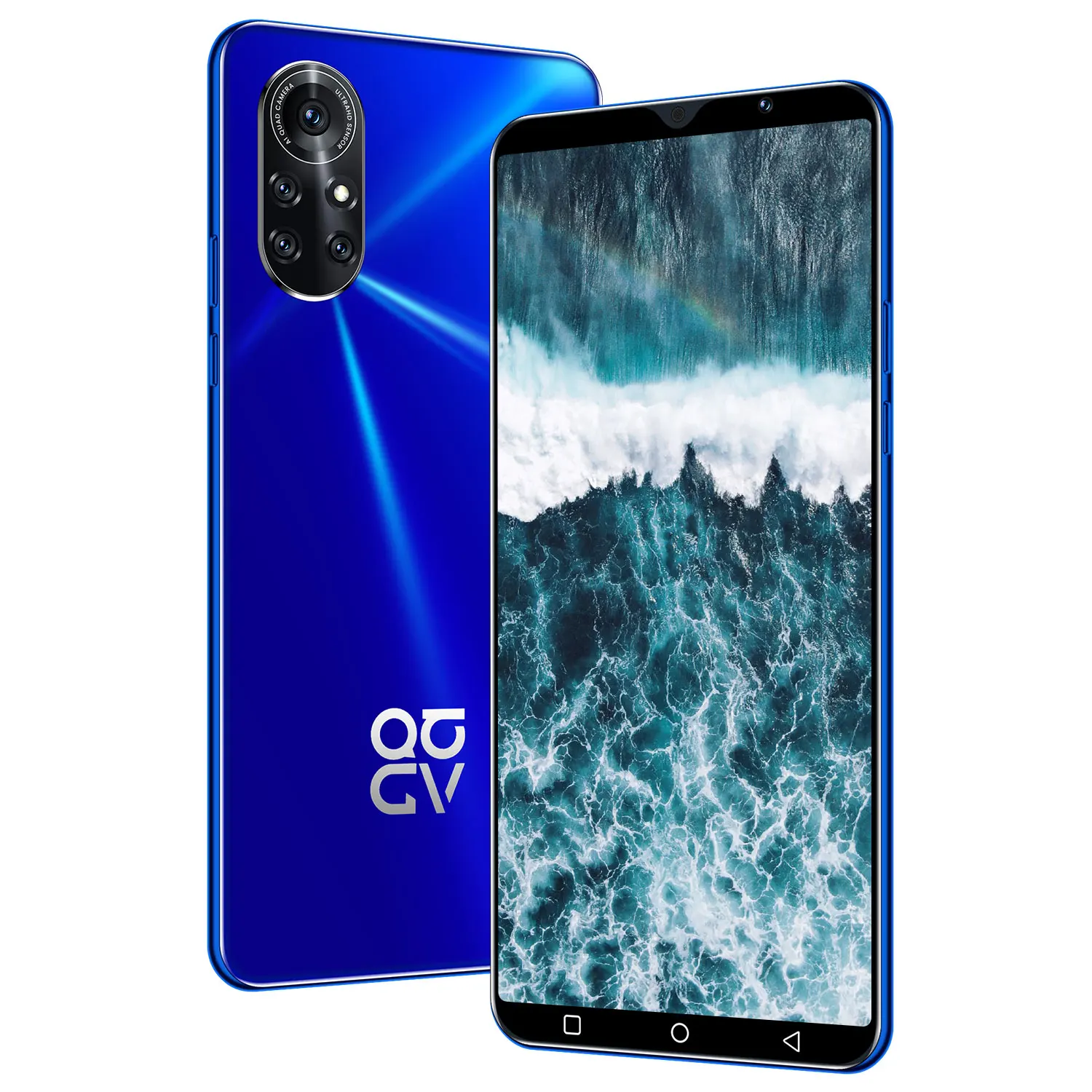 

3D glass plated back cover N8 pro 7.3inch mobile phone dubai portable telephone smartphone oem