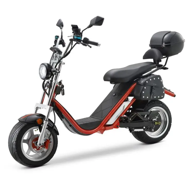 

Electric scooter eec 2020 4000W EEC fat tire scooter citycoco battery 60v 20ah 2000w electric motor bike, Black
