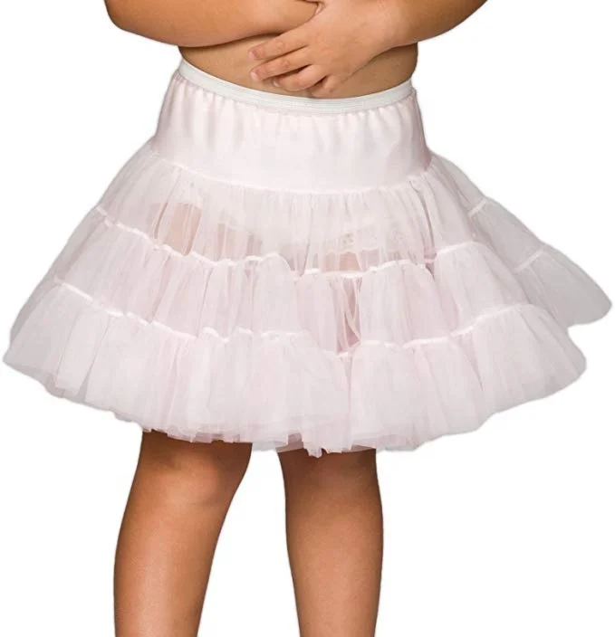 

tulle layers kids underskirt petticoat dress