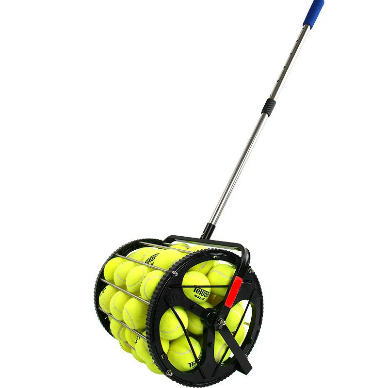 

Wholesale Tennis Ball Pick Up Tennis Ball Picker Retractable 360 degree Roller Ball Picker Net Collector Training Equipment, As picture