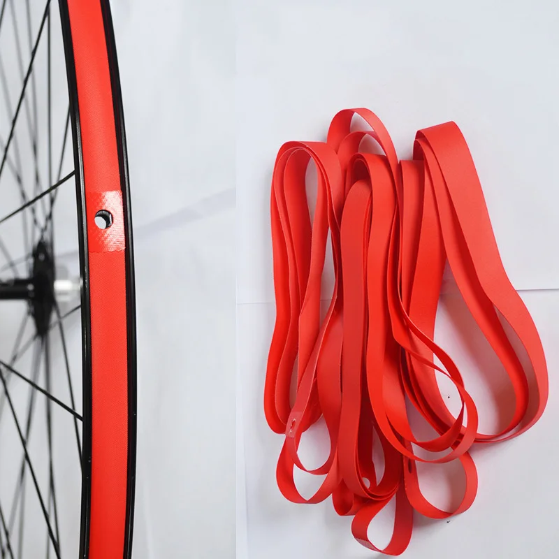 

PVC Anti Puncture Bicycle Inner Tyre Tube Liner Protection Pad Anti-puncture Tire Pad, Red