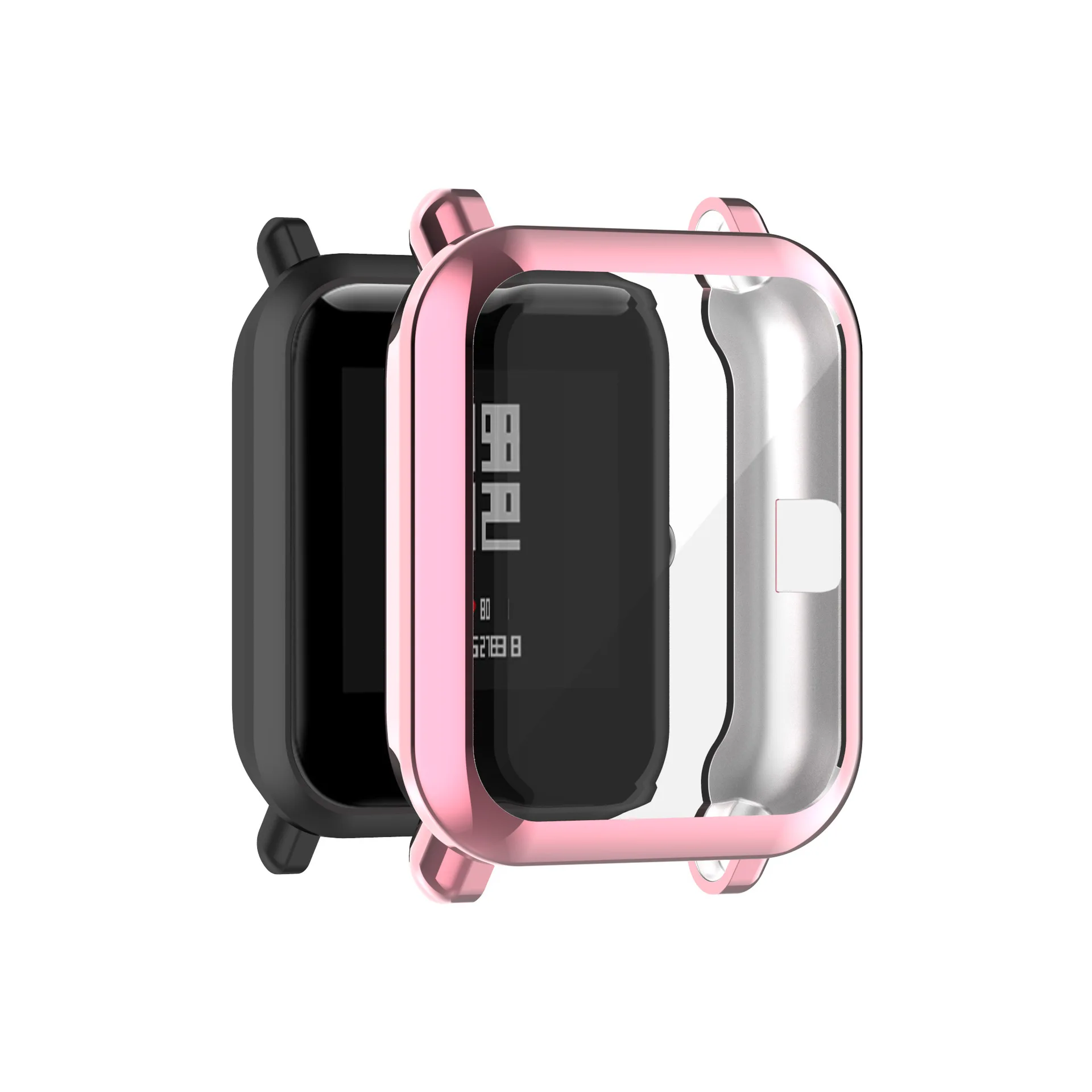 

BOORUI TPU protective watch case  bip u pro cover transparent cover case  pop pro, 12 colors