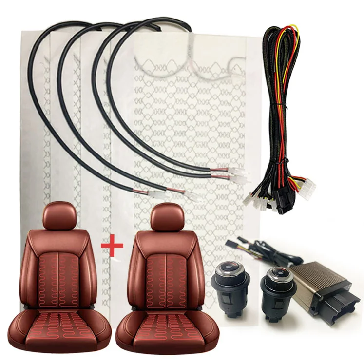 Wholesale Carbon Fiber Universal 12v Heated Car Seat Heater For