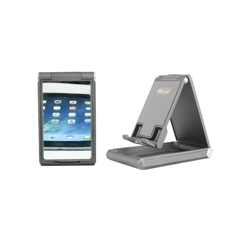 

top quality foldable clear mirror mobile phone holder flexible stand