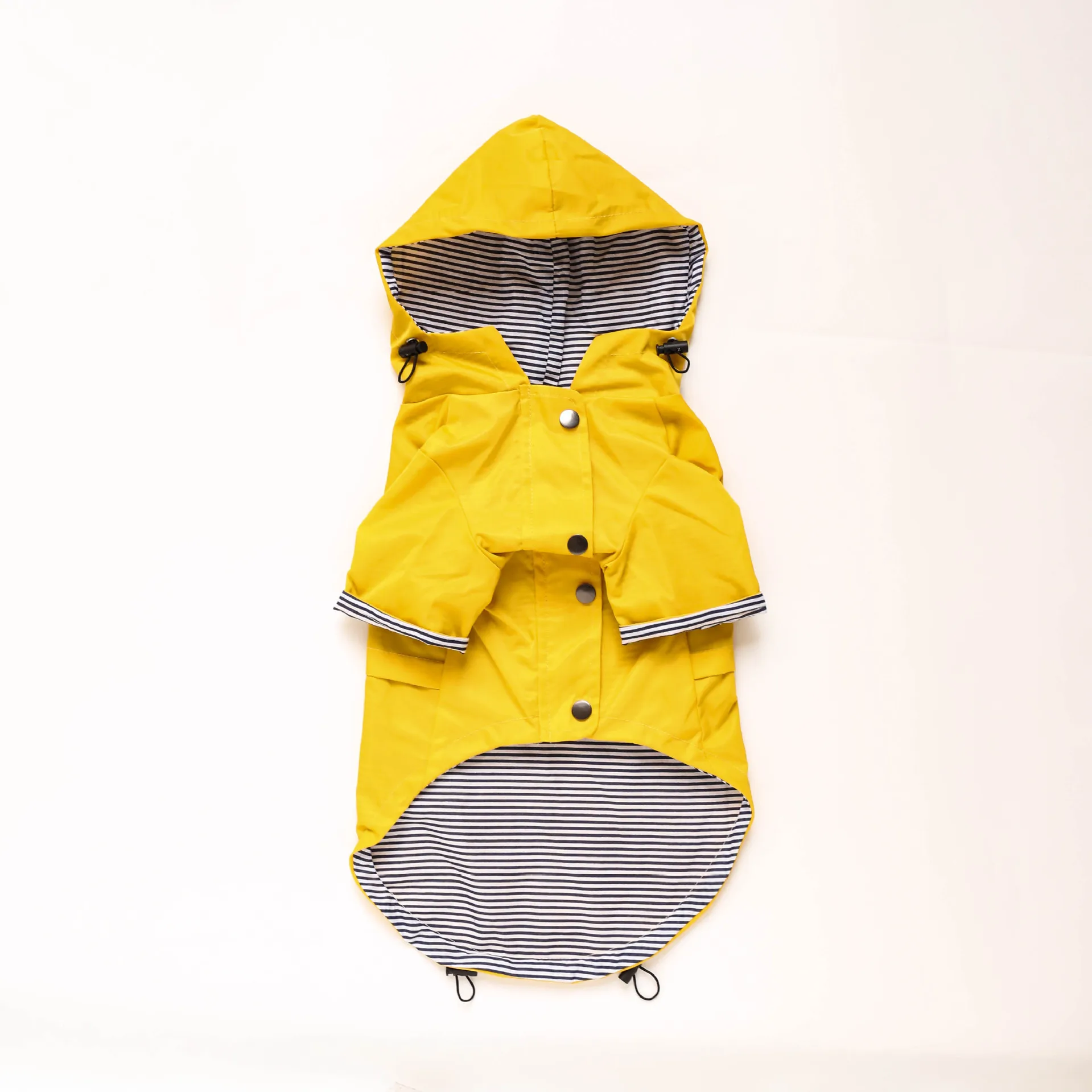 

Manufacturer Wholesale Pet Jacket Button Design Cotton Winter Warm Pet Dog Coat, Yellow
