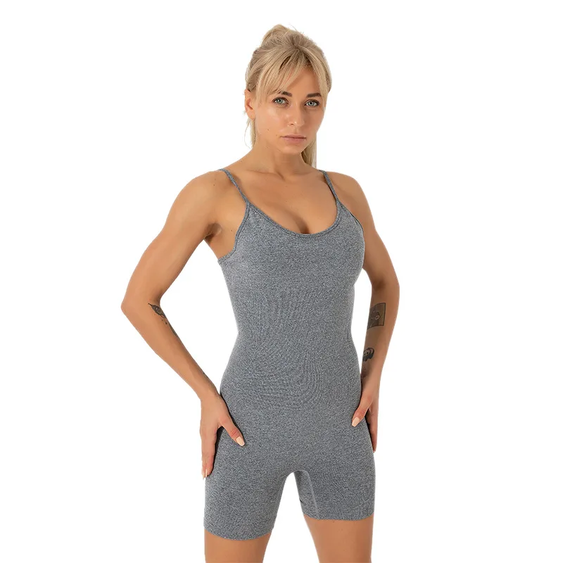 

Explosion Yoga fitness jumpsuit Women's spot jumpsuit yoga One-piece clothes, 4 colors