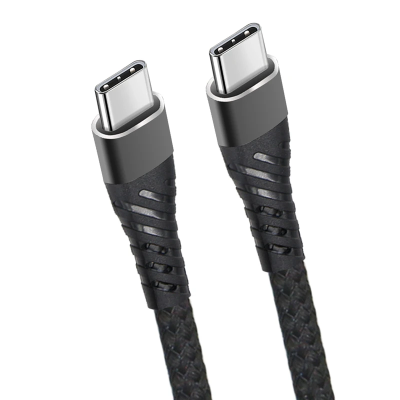 

USB C TO USB Type C 3A Charging Cable Fast Data PD Cable Nylon Braided Cord Compatible with Galaxy S10 Note10