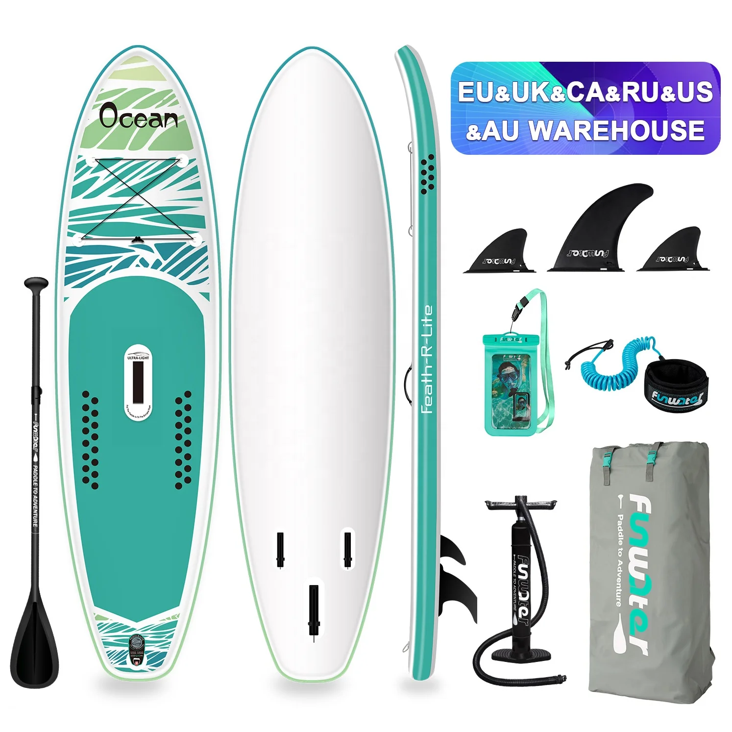 

Feath-R-Lite waterplay surfing Dropshipping CE  soft top surfboard stand up paddle board price surfboard