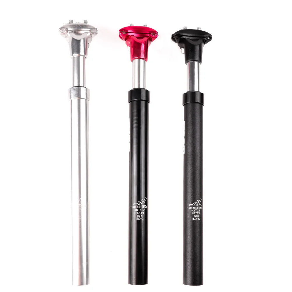 

ZOOM Lightweight aluminum alloy Bike damping seatpost , bicycle seat post , Bicycle seat tube, Black, silver, red