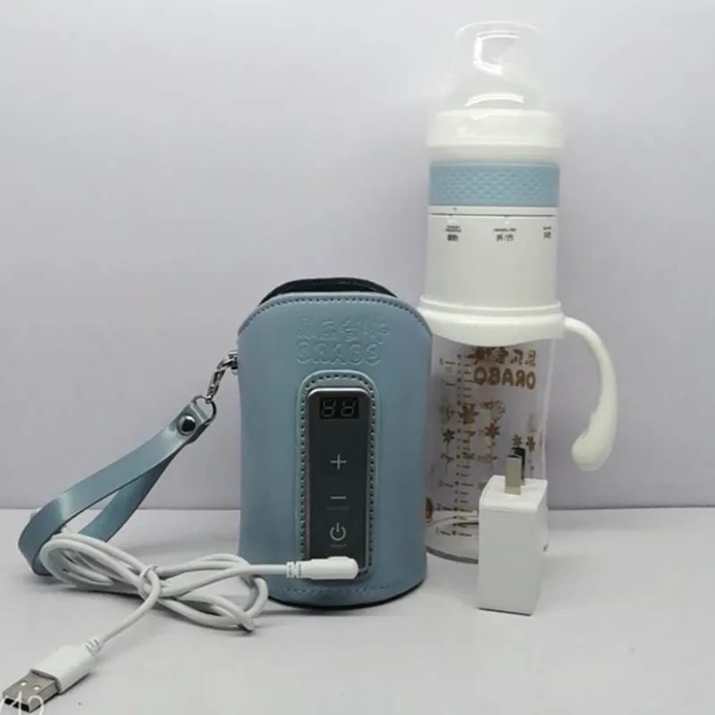 

usb portable dispenser on bottle warmer baby milk warmer with thermostat, Blue,pink