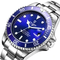 

TEVISE Watch Customized Rollexable Style Relojes Stainless Steel Luxury Diver Wrist Watches