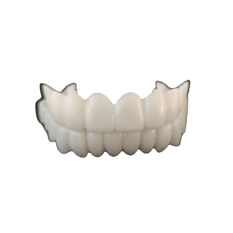 

New Dental Oral Upper Lower False Teeth Cover Non Peroxide Perfect Smile Veneers Dentures Tooth Teeth Whitening Braces, Teeth color