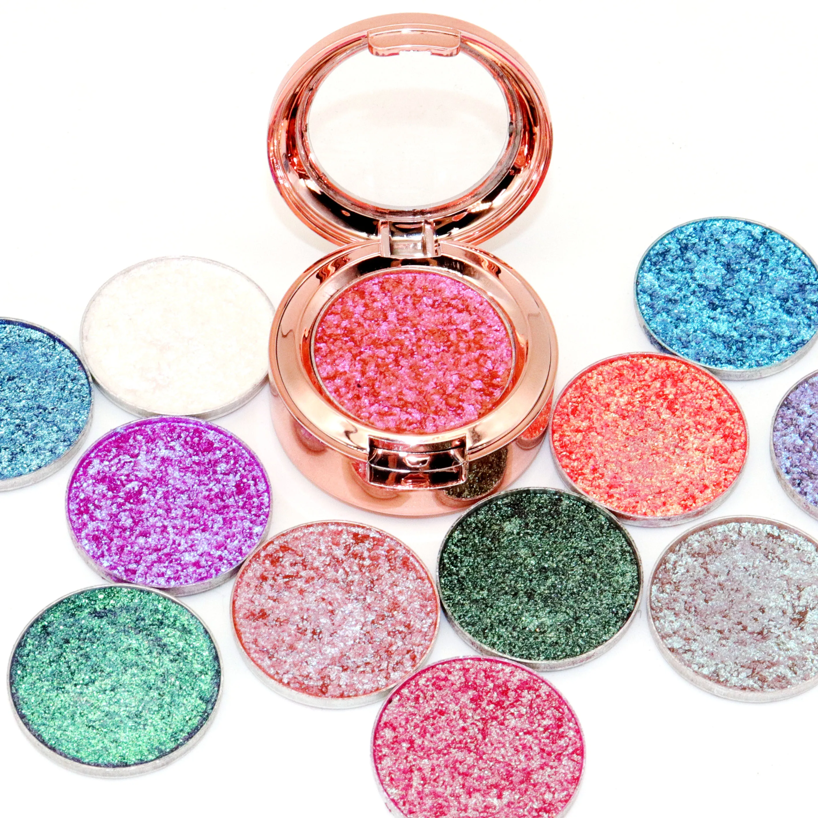 

Private Label Chameleon Eye Shadow Angle Optics Gradient Pressed Duochrome Eye Shadow Pigment