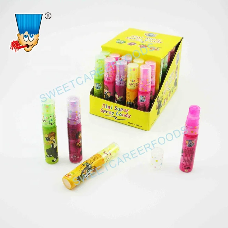 
Mixed fruit flavors mini super spray liquid candy  (60675857957)
