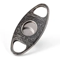 

JIFENG JF-J06 new design zinc alloy head black bronze ancient silver High quality cigar cutter