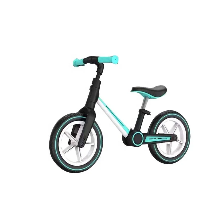 

Ultra sturdy 12inch foldable kids balance bike with seat & handle height adjustable, Blue, red, yellow ,green
