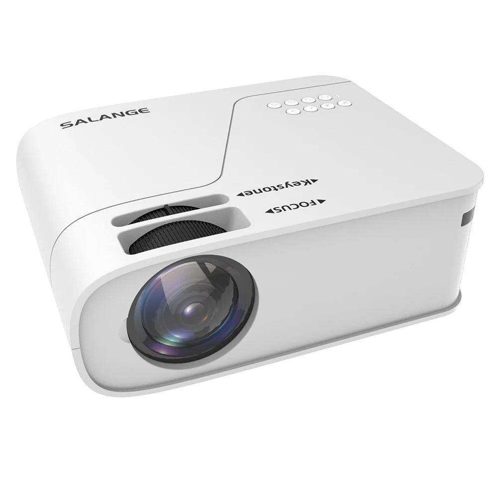 

Salange P86 Mini Projector Full HD Native 1080P 5800 Lumens Support 4K Portable Projector For Outdoor Movie Home Video Projector
