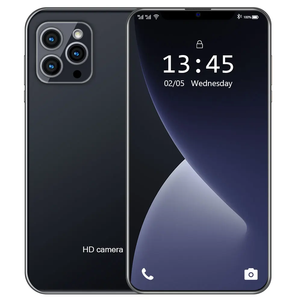 

i12 pro max 5g Smart Phone Wholesale Face Unlock Smart Mobile Phone, 3colors