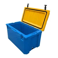 

Heavy duty plastic big dry ice transport storage box 80l white rotomolded dry ice container