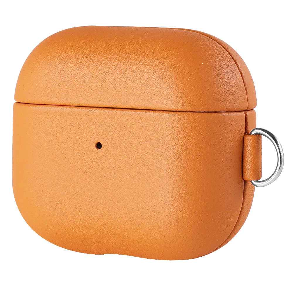 

2021 New products genuine Leather for airpods 3rd generation case For airpod pro 4 leather case Cover, Brown