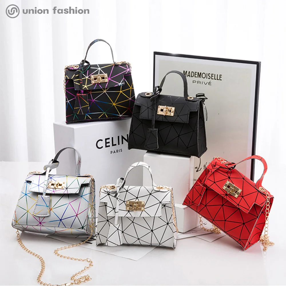 

Fashionable Women Chain Shoulder Crossbody Bags HandBags, Black-1/white/grey/red/black-2