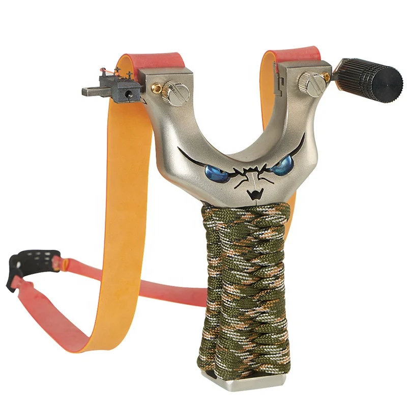 

Hot sales stainless steel slingshot Toparchery catapult for outdoor hunting