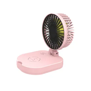 Mini 3 1 Desk Fan 10000mAh Qi Wireless Power Bank