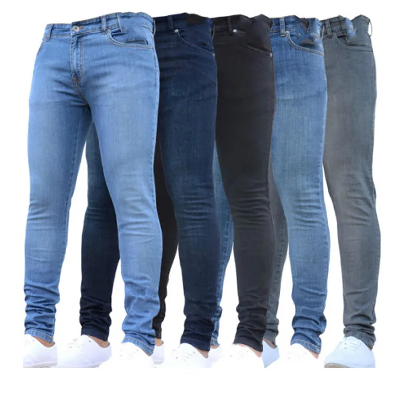 

Cheap Price Wholesale Skinny Pants Trousers Tapered Jeans For Men, As pic