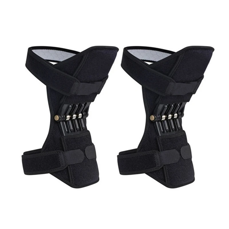 

Power Knee Brace Joint Support Power Knee Stabilizer Pads Protective Gear Booster with Powerful Springs for Fitness and Sports