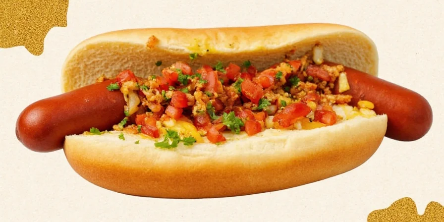 Cardamom and Orange Glaze Hot Dog