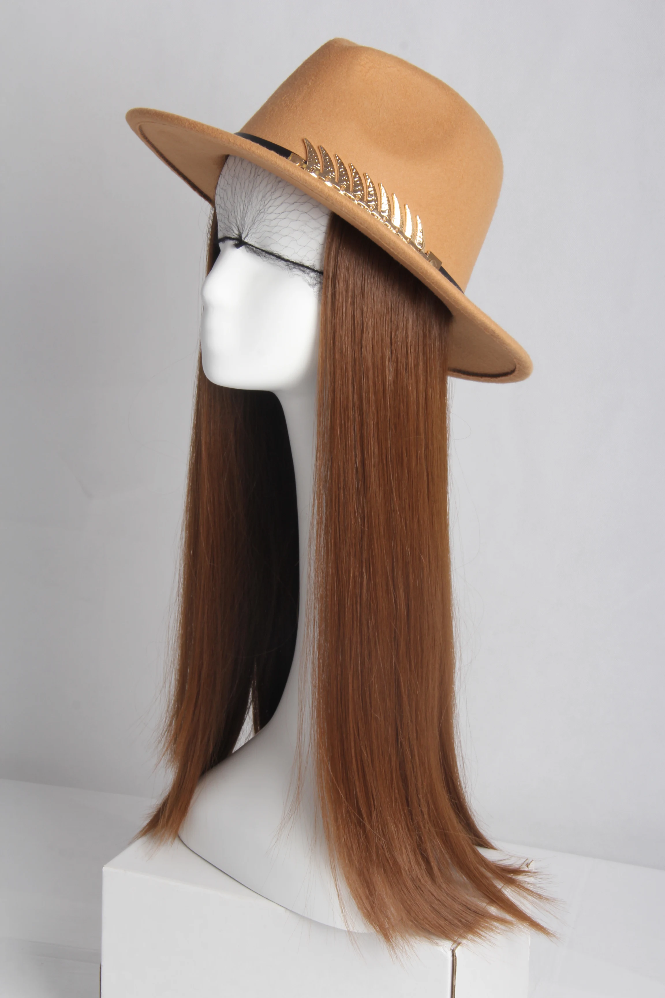 2019 New Arrivals Popular Wig Hats For Sale,Can Be Customized Hat Wig