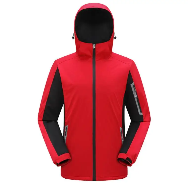 

Men's Waterproof Ski Jacket Warm Winter Snow Coat Mountain Windbreaker Hooded Raincoat Snowboarding Jackets, Custom, white, red, black, blue