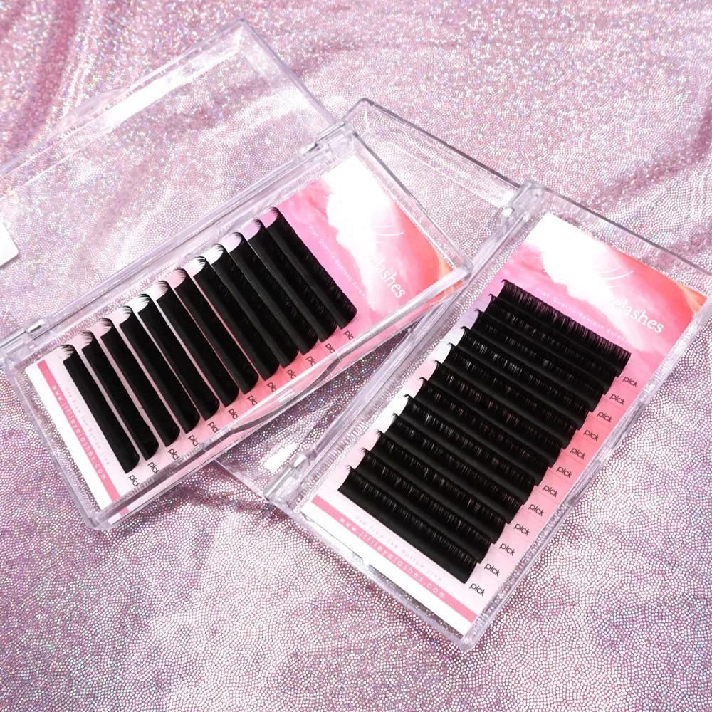 

volume eyelash silk velvet mink lash extensions top quality false eyelashes, Matte / glossy lashes