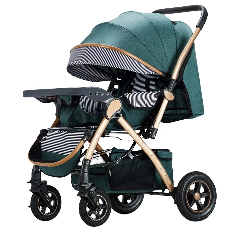 

Wholesale Price Anti-Vibration Light Weight Portable Folded Travel Luxury Infant Carriages Baby Trolley Pram Baby Stroller, Khaki,blue,red,pink,mint,green