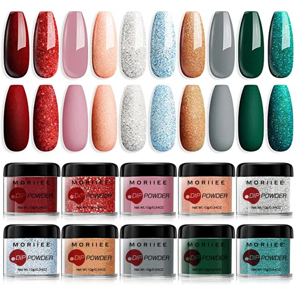 

Hot Sale jar custom colors nail powder set glitter dipping powder Acrylic nail, 86