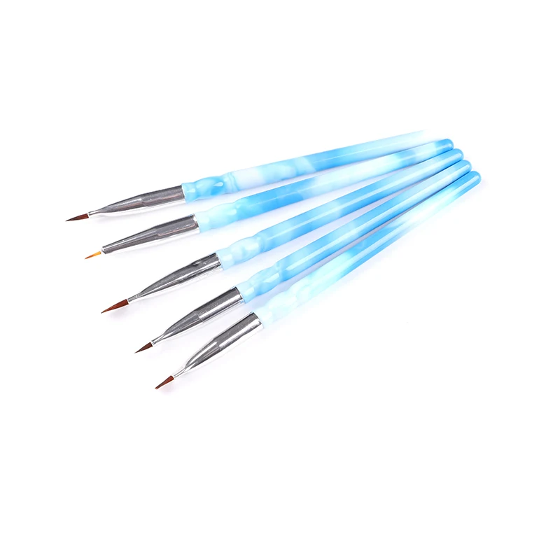 

2021 Hot Sale Blue Cucurbit Handle Nail Art Brushes Liner Brush For Nails Brush Art Set, Pictures showed