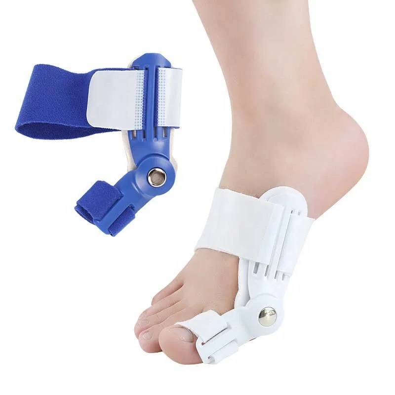 

Day & Night silicone orthopedic hallux valgus toe stretcher bunion corrector Foot care toe bunion, White , blue